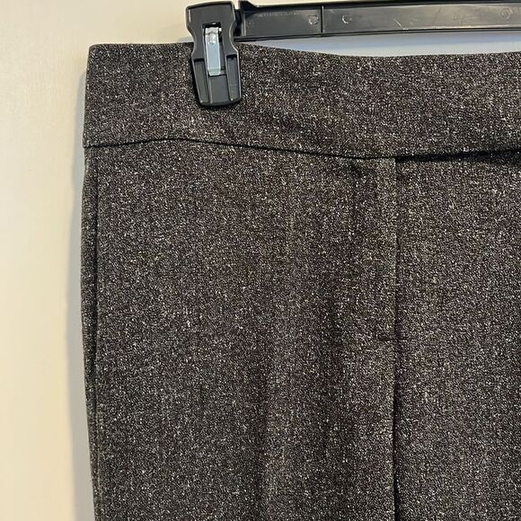 Dana Buchaman Women’s 12 Charcoal Gray Tweed professional work slacks pants - Picture 3 of 12